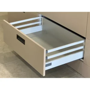 SET DOBLE BARRA CUADRADA H180 500mm CARONTE GRIS